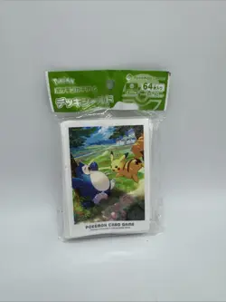 Pokemon TCG Kanto Adventures Pikachu Snorlax Pokemon Card Game Card Sleeves 64 - Image 1