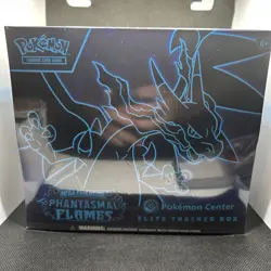 Phantasmal Flames Pokemon Center Elite Trainer Box ETB New & Sealed - Image 1