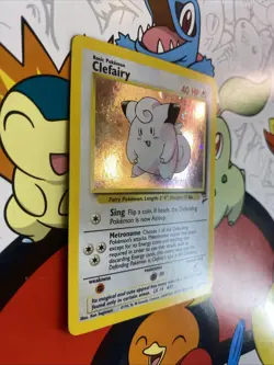 Clefairy 6/130 Base Set 2 Holo Rare Unlimited Pokemon Card TCG - LP/NM - Image 2