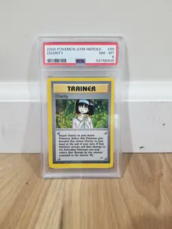 2000 Charity Pokemon Gym Heroes #99 99/132 PSA 8 - Image 1