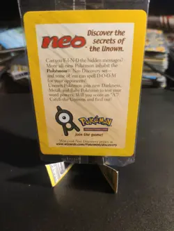 Pokemon Neo Discovery The Secrets Of The Unown Promo Card Sealed BH3 - Image 2