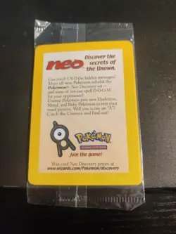 Pokemon Neo Discovery The Secrets Of The Unown Promo Card Sealed BH3 - Image 4
