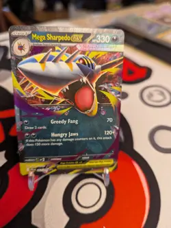 Mega Sharpedo Ex 61/94 - Phantasmal Flames - Pokemon Cards - Mega Evolution - NM - Image 1