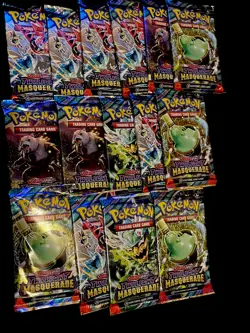 Pokemon TCG Twilight Masquerade Booster Pack Lot Of 15. New Sealed. 2 art sets! - Image 3