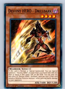 Destiny HERO - Drilldark Common 1st Edition LEHD-ENA11 LP - Image 1