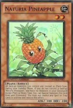 Naturia Pineapple - HASE-EN002 - Super Rare - Limited Edition - Lightly Played - Image 1