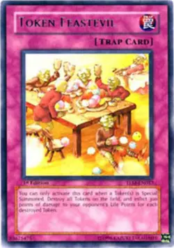 Token Feastevil - TLM-EN057 - Rare - Unlimited Edition - Heavily Played - Image 1