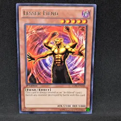 Lesser Fiend LCJW-EN238 1st Edition Rare NM Near Mint Yu-Gi-Oh! Card - Image 1