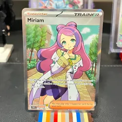 Pokemon Miriam 238/198 Full Art Holo Trainer Ultra Rare Scarlet Violet NM Card - Image 1