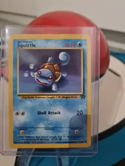 Squirtle Team Rocket 68/82 Pokemon card WOTC Near Mint - Image 1