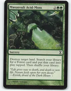 Mwonvuli Acid-Moss #207 Magic the Gathering Card - Image 1