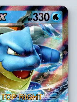 Stage 2 Blastoise EX HP 330 Solid Shell Twin Cannons Rarity Blue Powerful - Image 4