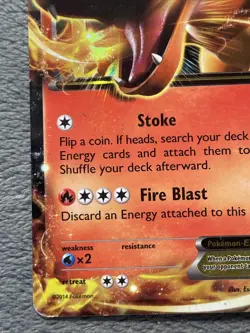 Charizard EX 11/106 Ultra Rare Holo Pokemon Card FLASHFIRE 2014 HP - Image 4