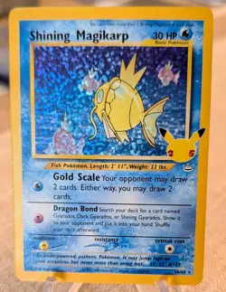 Pokemon TCG Celebrations Classic Collection Shining Magikarp Holo Card 66/64 - Image 1