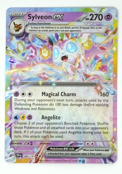 Sylveon ex 086/191 Sv08: Surging Sparks Double Rare Pokemon Card TCG NM - Image 1