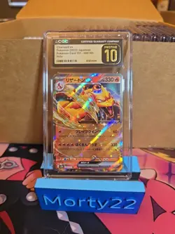 Charizard ex 006/165 CGC Pristine 10 - Japanese Pokemon 151 Holo Rare Card 2023 - Image 1