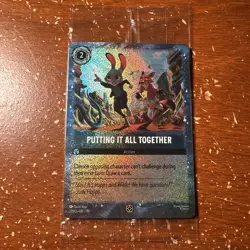 Sealed Disney Lorcana Putting It All Together Zootopia 2 Movie Promo Card 27/P3 - Image 1