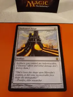 nice DARKSTEEL FORGE MAGIC THE GATHERING artifact BUY NOW GET BONUS RANDOM CARD - Image 3