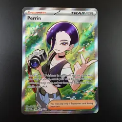 Perrin 209/167 Pokemon Twilight Masquerade Holo Full Art Card - Image 1
