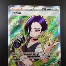 Perrin 209/167 Pokemon Twilight Masquerade Holo Full Art Card - Image 2