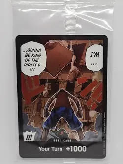 BANDAI ONE PIECE CARD GAME TURN +1000 ENG Don Card King Of The Pirates Ori Pkg - Image 1