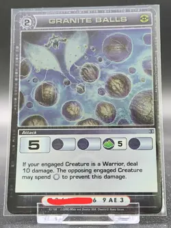 Chaotic Card : Granite Balls Zenith Of The Hive Rare Attack - Image 1