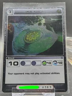 Chaotic Card : Ice Disks Beyond The Doors First Edition Rare Attack - Image 1