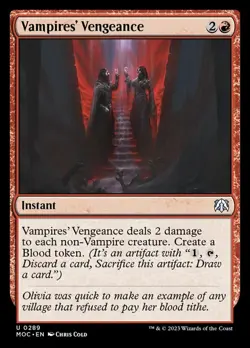 Hero Deal, English - 4 x MTG Vampires' Vengeance Commander: March of the Machine - Image 1