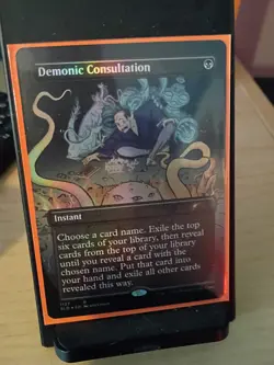 Demonic Consultation Secret Lair Drop Foil NM - Image 1