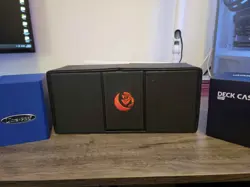 Small MTG collection: Two decks, three deck boxes, extra sleeves. Plus 3 lorcana - Image 1