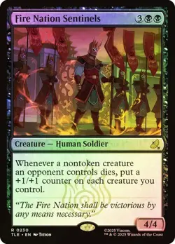 NM Foil Fire Nation Sentinels, MTG, Avatar: The Last Airbender, Magic, 230 - Image 1
