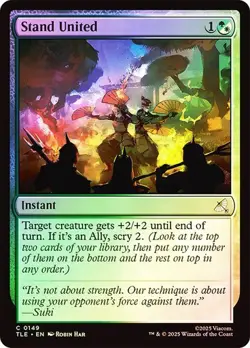 NM Foil Stand United, MTG, Avatar: The Last Airbender, Magic the Gathering, 149 - Image 1