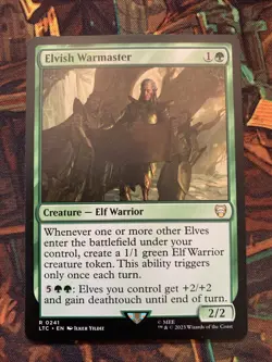 Elvish Warmaster - LOTR Commander - Magic The Gathering MTG - Image 1
