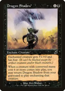 Dragon Shadow - Foil Scourge MP MTG - Image 1