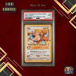🇫🇷 MELO HOLO PSA 9 - 25 ANS CELEBRATIONS 20/111 FR Carte Pokemon 🇫🇷 - Image 1