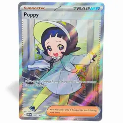 Pokemon TCG Obsidian Flames Poppy Trainer 220/197 Full Art Ultra Rare 🔥🚀 - Image 1