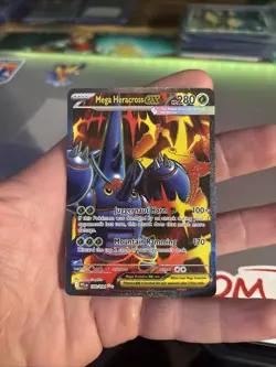 Mega Heracross EX 108/094 Phantasmal Flames Pokemon Full Art Illustration Rare - Image 1