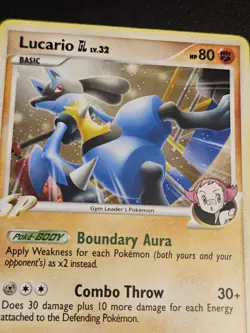Lucario GL 8/111 Rising Rivals Pokemon TCG NM - Image 3