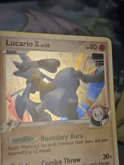 Lucario GL 8/111 Rising Rivals Pokemon TCG NM - Image 5
