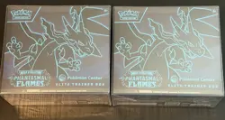 Phantasmal Flames (Pokemon Center) Elite Trainer Box W/ Protector - Ships Fast! - Image 1