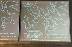 Phantasmal Flames (Pokemon Center) Elite Trainer Box W/ Protector - Ships Fast! - Image 3
