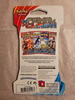 NEW Pokemon XY PRIMAL CLASH Sleeved Boosters~Complete 4 Pack Art Set~SEALED~Rare - Image 3