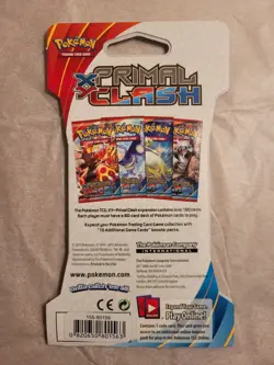 NEW Pokemon XY PRIMAL CLASH Sleeved Boosters~Complete 4 Pack Art Set~SEALED~Rare - Image 5