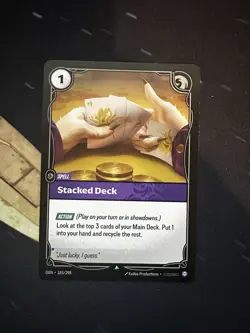 Stacked Deck 183/298 Riftbound TCG OGN League of Legends NM - Image 1
