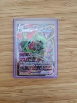Pokemon TCG Rayquaza VMAX Crown Zenith Ultra Rare Card - Image 1
