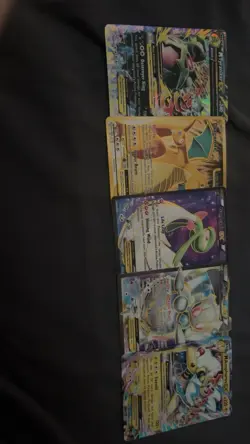 5 Card Pokemon Card Lot Full Arts And Mega Ex Near Mint - Image 1