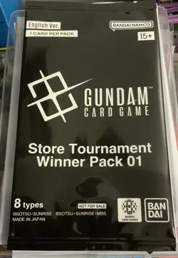 Gundam Card Game TCG Store Tournament Winner Pack 1 English Sealed - Image 1