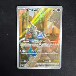 Pokemon TCG Mimikyu 075 Scarlet & Violet Promo Card NM - Image 1
