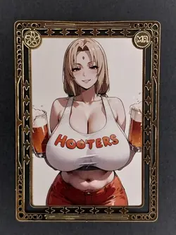 Tsunade Quiet Time Goddess Story Waifu Metal Card MR Naruto - Image 1