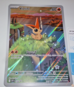 Pokemon Flammes Francais Card Holo Carte Promo Jumbo SVP 208 MEP 3D PFL FR 2025 - Image 1